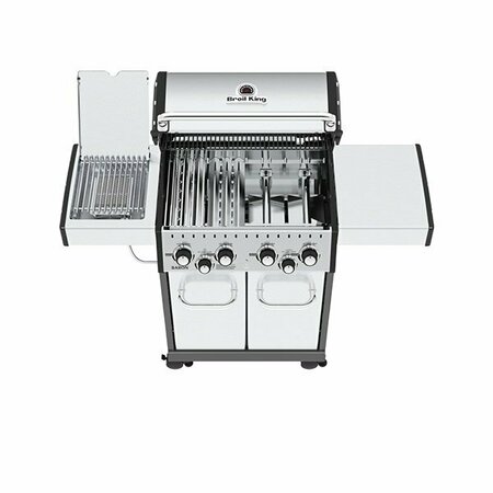 ONWARD MFG Broil King Infrared Side Burner Kit, SS, For Broil King Imperial, Regal, Baron Series Gas Grills 18677